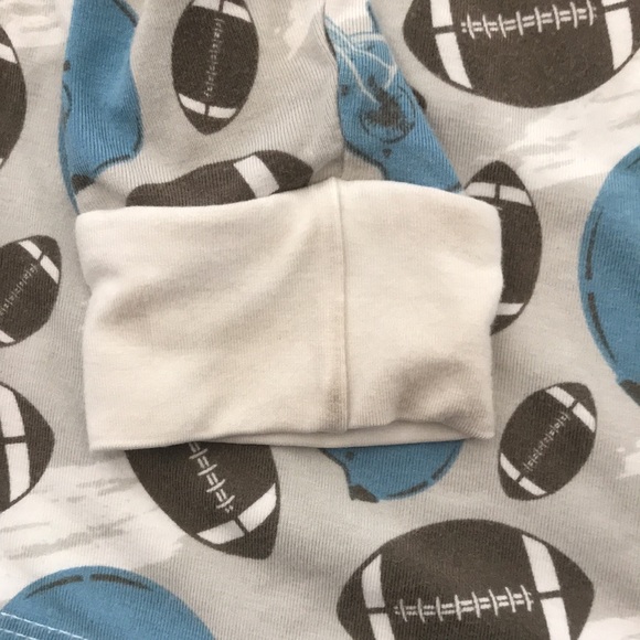 Sweet Bamboo Football Pajamas Size 10 Years - Picture 7 of 10